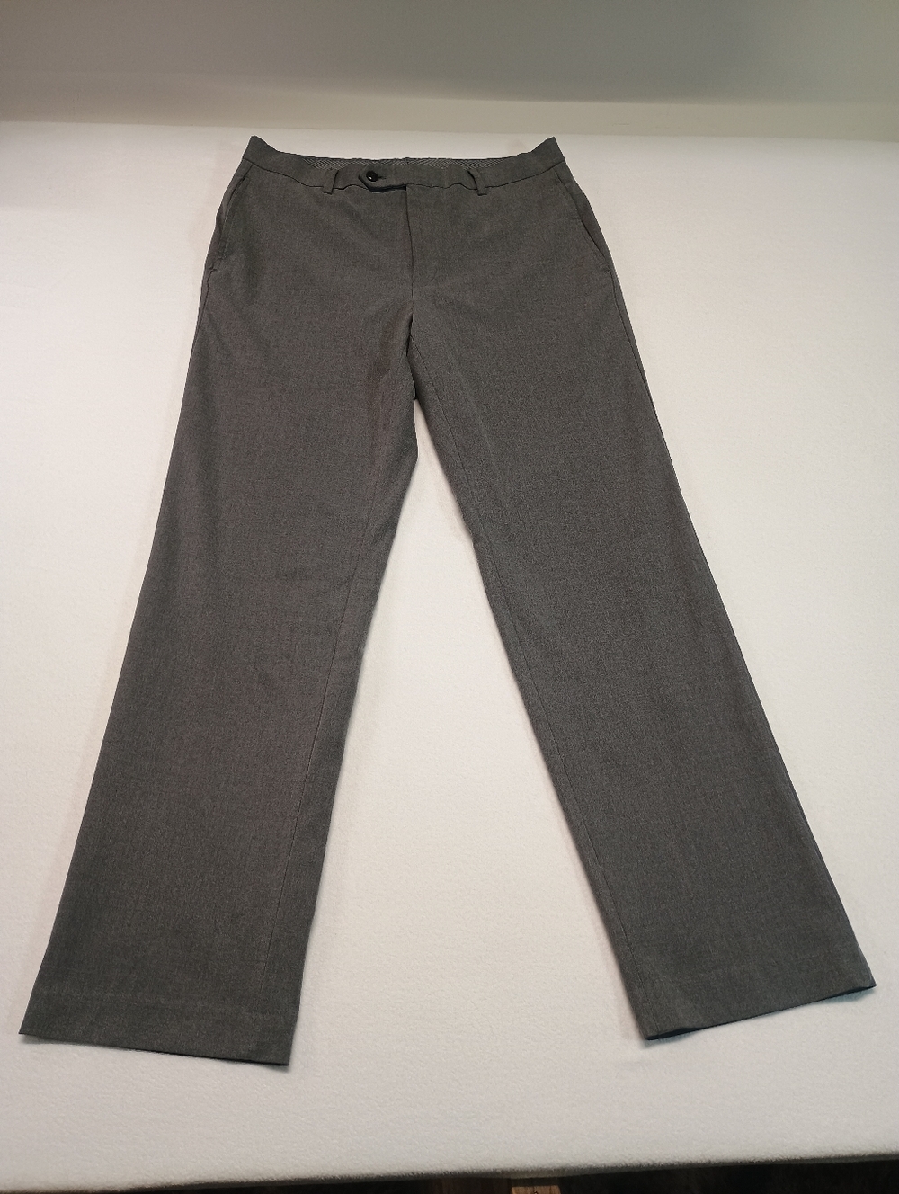 Michael Kors Men's Size 32 Gray Dress Pants - Classic Straight Fit - Picture 2 of 7